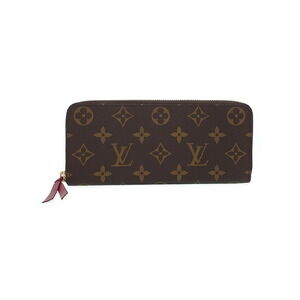 Louis Vuitton Monogram Portefeuille Wallet Clemence Round Zip Long